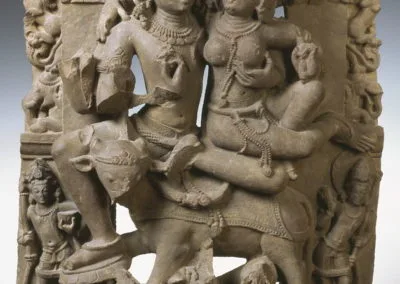 Siva et Parvati sur le taureau Nandi