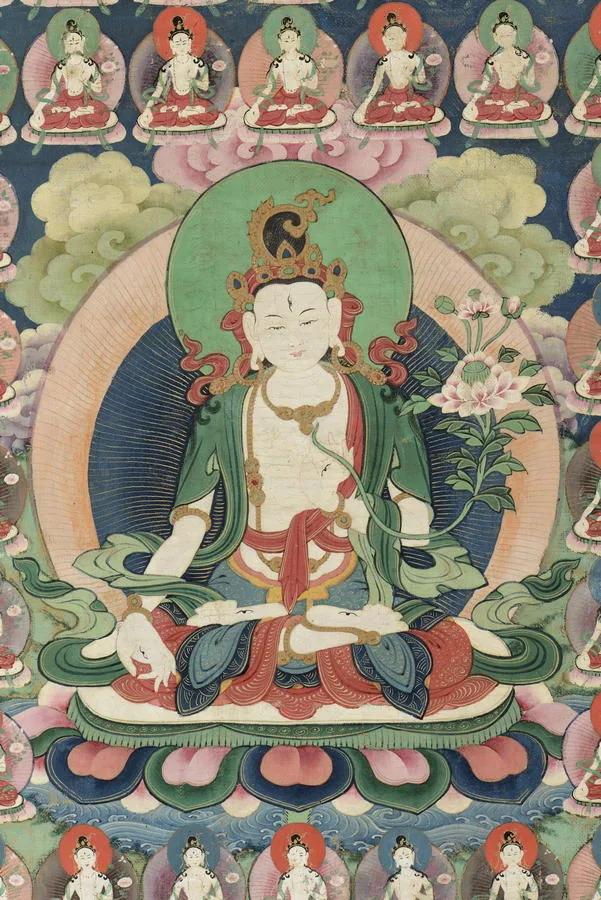 Thangka Târâ blanche