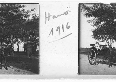 Hanoï [Enfant dans une calèche], 1916
