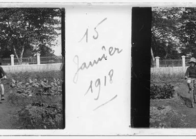 Garçon au vélo, 15 janvier 1918