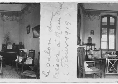 Le salon du trésor à Nam Dinh, février 1919