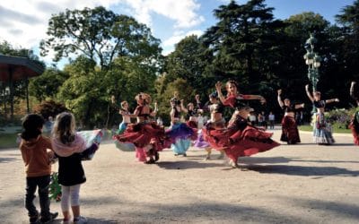 Flash Mob ATS dans le jardin du Musée Georges-Labit